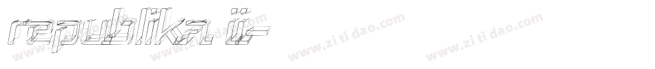 Republika II字体转换